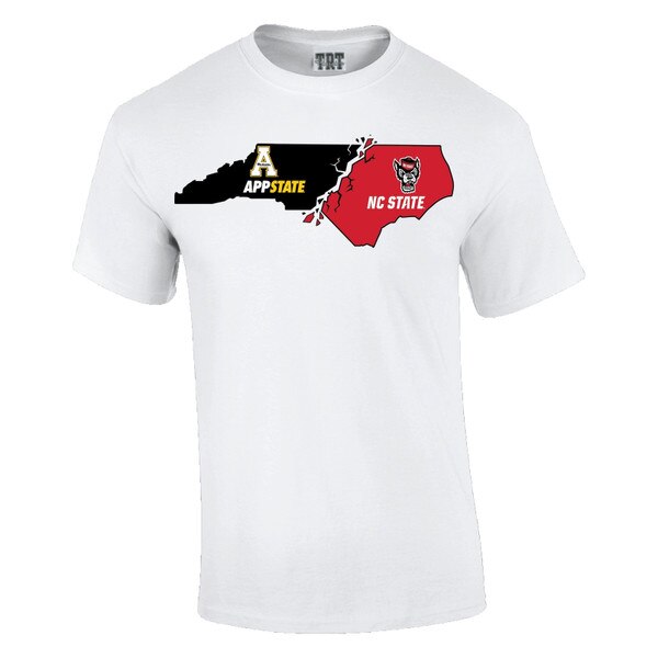 White Short Sleeve Tee - App State
